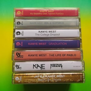 KANYE WEST Cassette tape