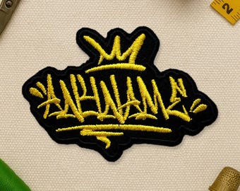 Parches de grafiti personalizados con nombre, parches de grafiti personalizados con nombre, parches gráficos, apliques para ropa, sombreros, mochilas, regalos para hijo e hija.