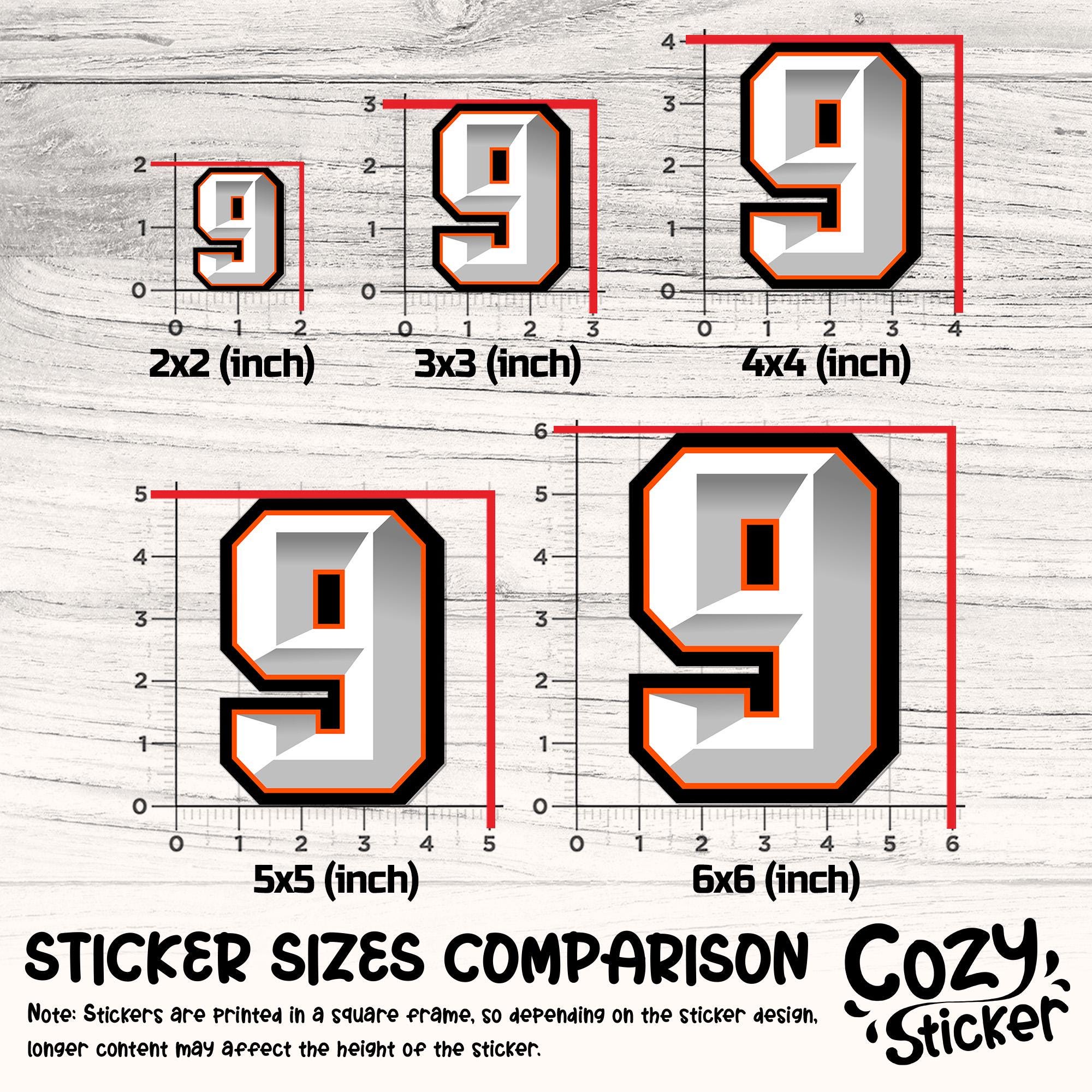 Custom Racing Number Sticker Personalized Race Number for Car Dirt Bike ...
