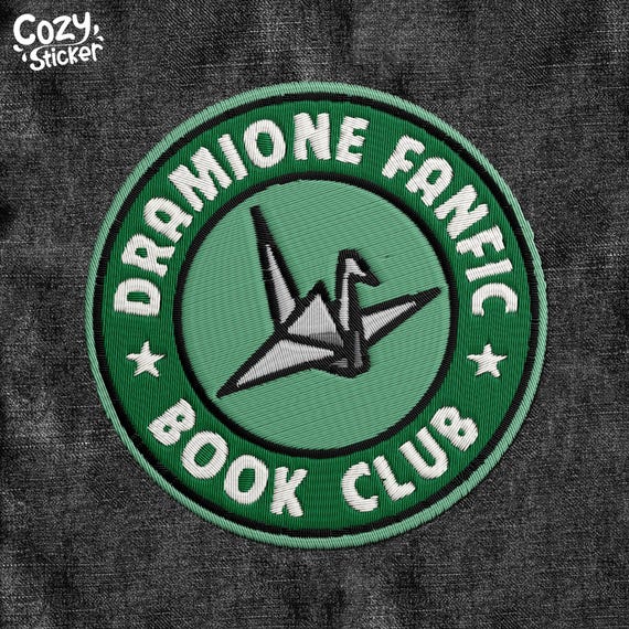 Dramione Patch Dramione Fanfic Book Club Patches Lovers Dracotok Embroidered Patches Applique for Clothes Hats Backpack Clothing