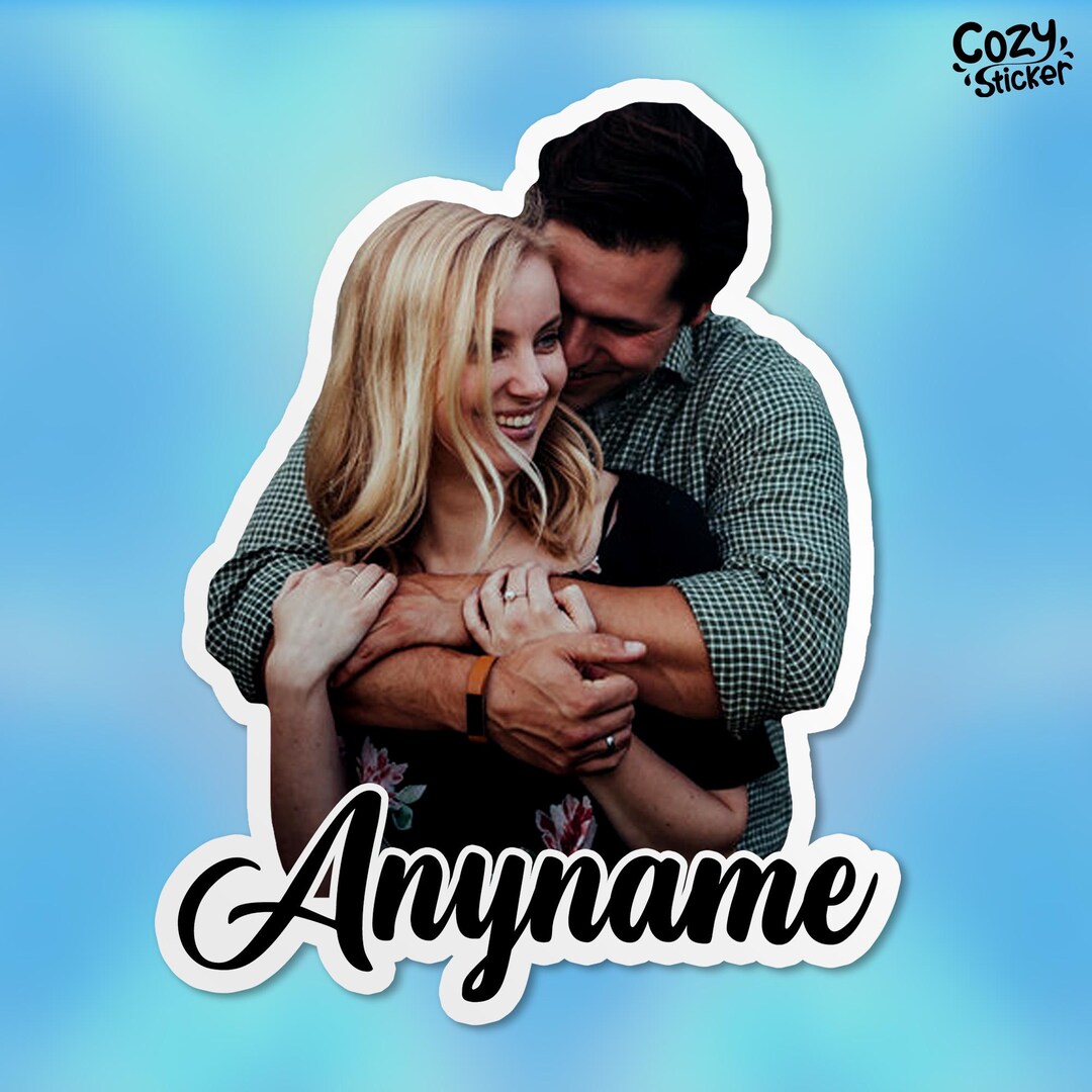 Personal Photo Sticker Custom Photo Sticker, Personalized Stickers Your Own Photo Waterproof ...