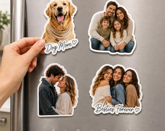 Personalized Photo Magnet, Custom Picture Fridge, Personalized Photo Gift, Waterproof Refrigerator Magnet, Keepsake Gift for Any Occasion