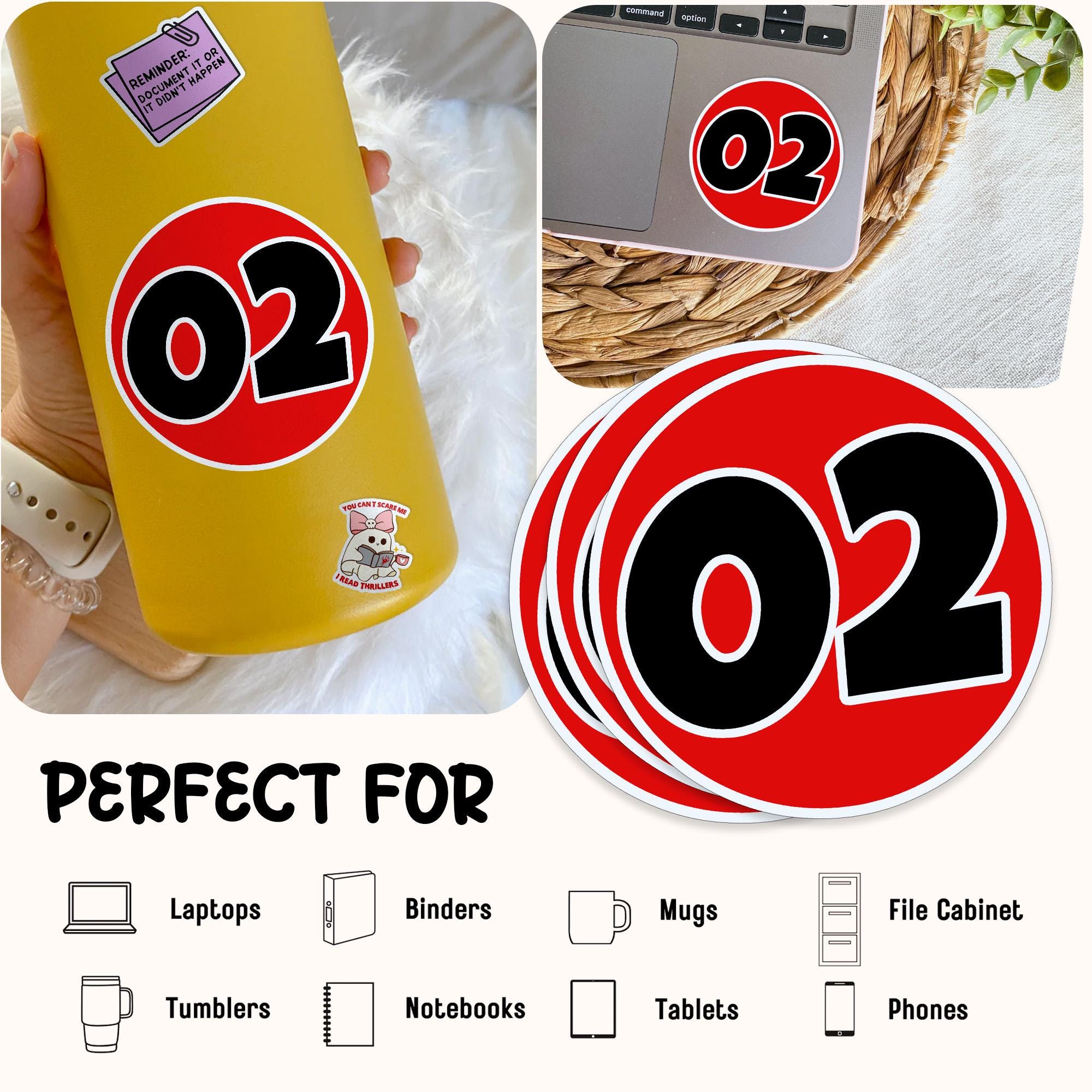 Custom Circle Racing Number Sticker, Personalized Old School Racing ...