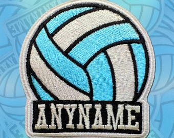 Custom Volleyball Patch, Personalized Name Number Player Sport Patches, Team Name Gifts Coach Patch Applique for Clothes Hats Backpacks