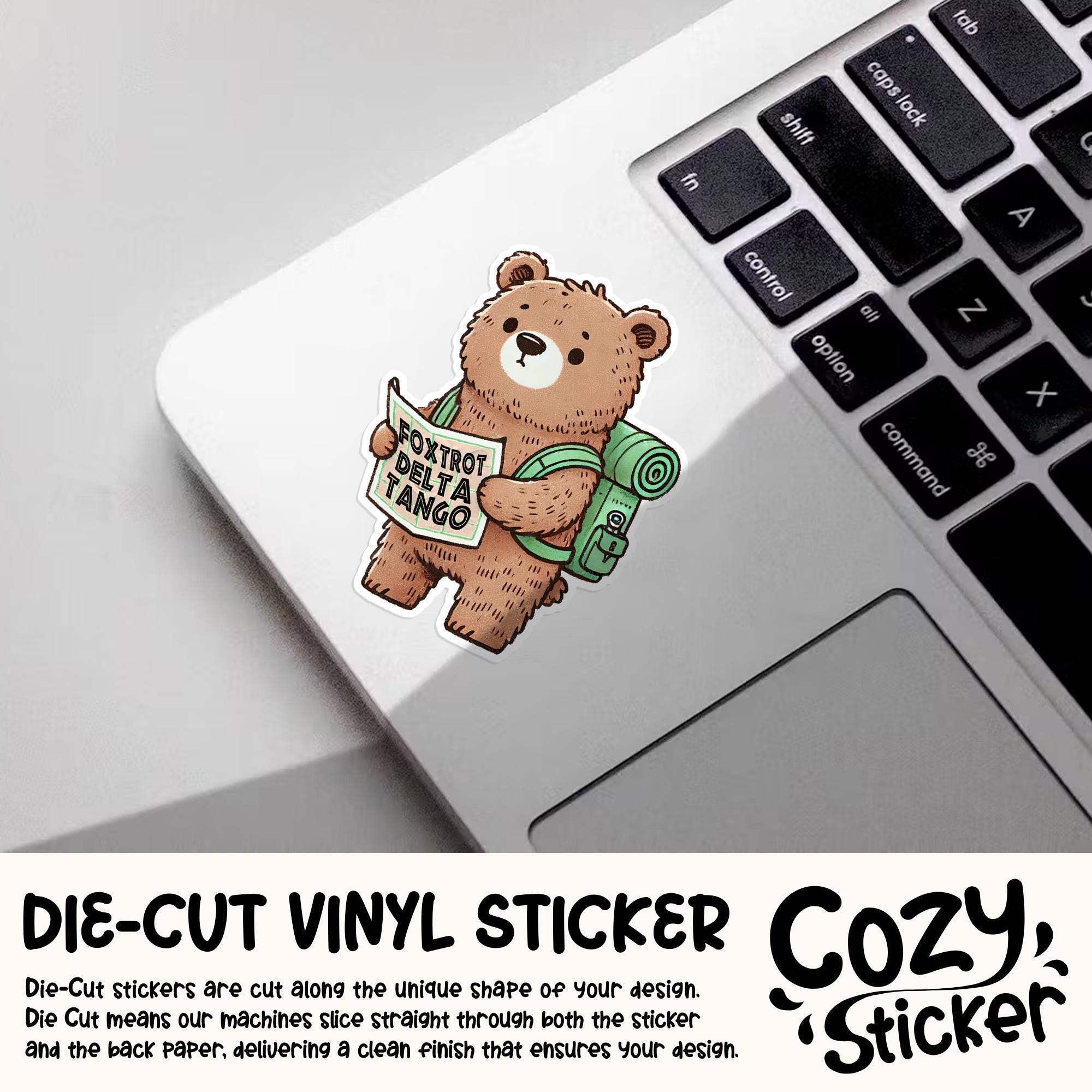 Foxtrot Delta Tango Die-Cut Vinyl Sticker – Anti-Trump, Liberal, National Park Theme