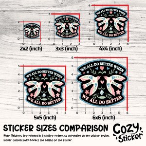 Political Stickers, Positive Motivational, Liberal Democrat Waterproof Vinyl Stickers Die-cut Laptop Gifts image 2