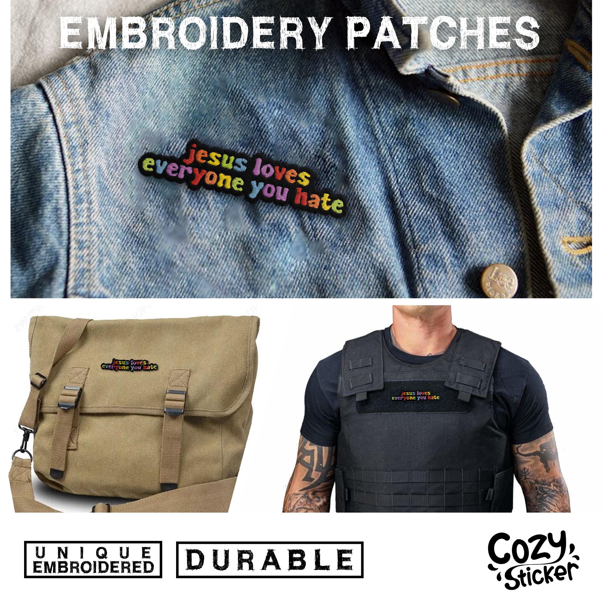 Jesus Loves Everyone You Hate Patch, Liberal LGBTQIA Trans Rights ...