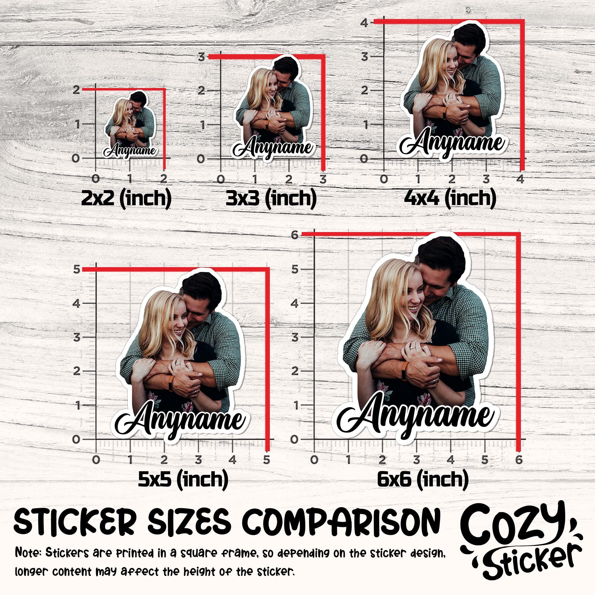 Custom Photo Sticker, Personalized Stickers Your Own Photo Waterproof ...