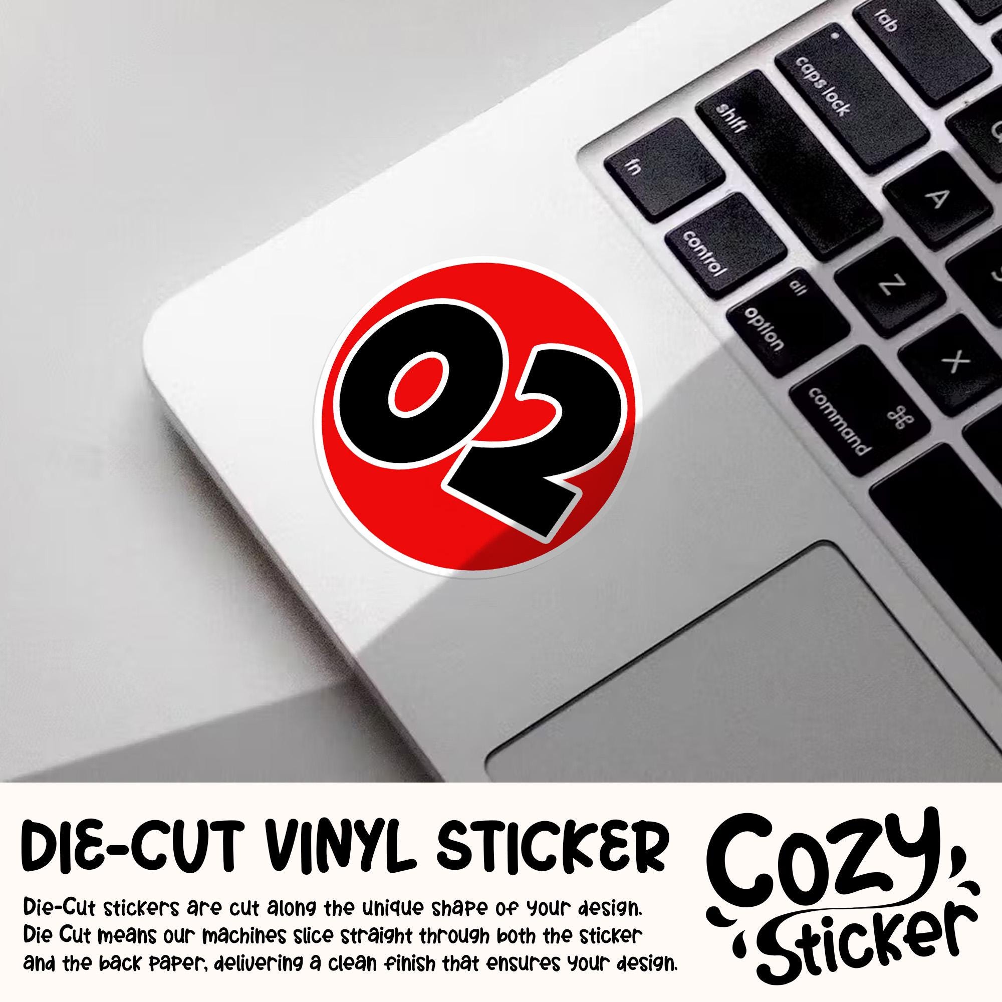 Custom Circle Racing Number Sticker, Personalized Old School Racing ...