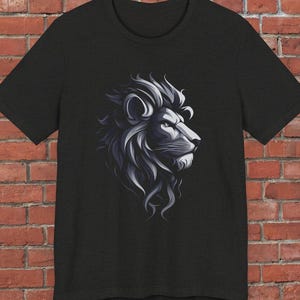 Lion Design T-Shirt,Wildlife Graphic Tee,Safari Animal Shirt,Lion Lover Present,Beautiful Lion Graphic Tee,Unique T-Shirt,Lion Print Shirt