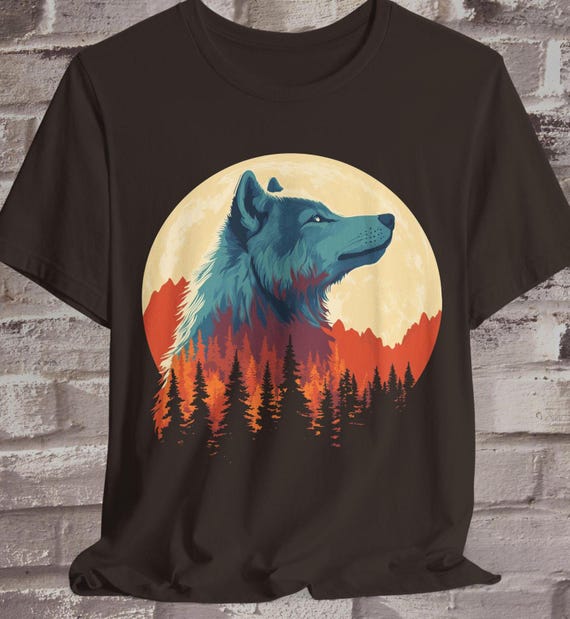 Abbigliamento Magliette Con I Lupi Maglietta Lupo Selvatico