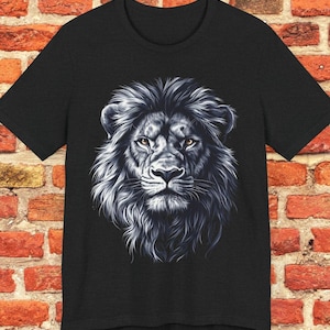 Beautiful Lion Graphic T-Shirt,Artistic Wildlife Design Shirt,Lion Unisex T-Shirt,Unique T-Shirt,Lion Graphic Tee,Safari Shirt,Wildlife Tee