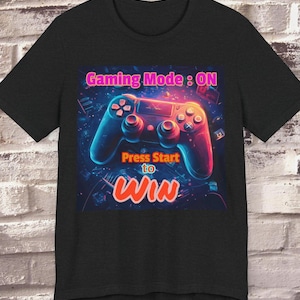 Gaming Theme T-Shirt,Tee for Gamers,Video Game Lover Gift,Gamer Apparel,Gaming Tshirt,Play Game Shirt,Gaming Graphic Tee,Unique Gaming Shirt