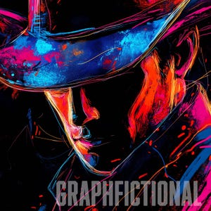 Neon Cowboy Ink AI Wall Art Pt. 3 | ai wall art | digital print | ai art | wall art printable | wall art poster