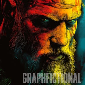 Neon Viking Ink AI Wall Art Pt. 1 | ai wall art | digital print | ai art | wall art printable | wall art poster