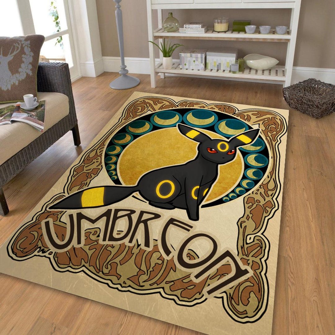 Umbreon Rug, Eevee Rug, Espeon Rug, Flareon Rug, Glaceon Rug, Jolteon ...
