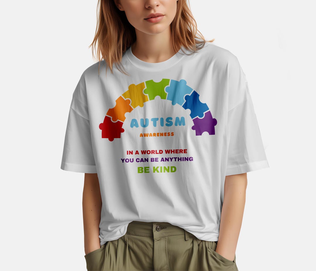 Autism Awareness Puzzle Pieces PNG: Retro Shirt Design (digital ...