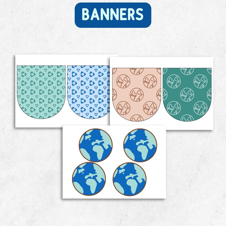 Earth Day Bulletin Board Kit, April Classroom Decor (digital Download ...