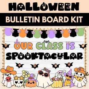 Halloween Bulletin Board Pre-K Classroom Door Decorations Editable October Bulletin Board Ideas Elementary Classroom Decor Kit Middle School