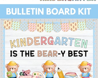 Zurück zur Schule Bulletin Board Kindergarten, Pastell Bulletin Board, Willkommen im Kindergarten Bulletin Board, Aquarell Klassenzimmer Dekor