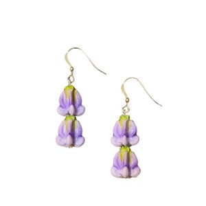 Crown Flower Earrings Hawaiian Earrings Crown Flower