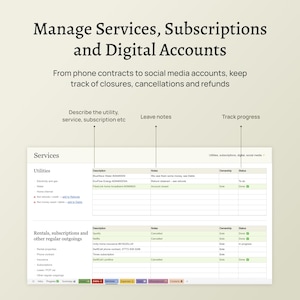 After Death Spreadsheet to help executors get probate. Easy to use template for families after bereavement. Financial summary, estate accounts, assets, debts. Task tracker and guidance. Probate organiser and planner. Excel version.