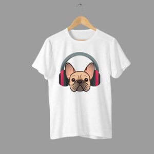 Camiseta con dibujo de perro