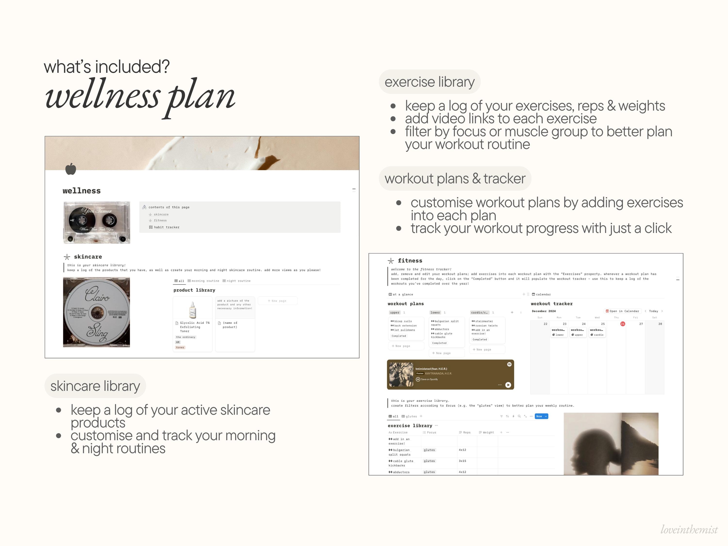 It Girl Vision Board & Planner 2026 | Notion Template (digital) - Etsy