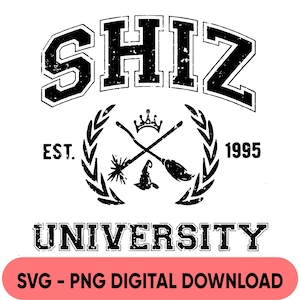 Shiz University Svg, PNG, Movie Lover Gift, Shiz svg, Shiz Est 1995 Sweater, Movie Lover Sweater, Musical Movie Sweater, Digital Download