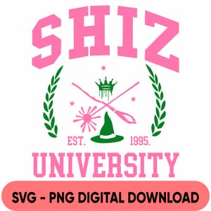 Shiz University Svg PNG, Back and Front Wizard Shiz University Shirt, Movie Lover Gift, Movie Lover Adult Kids Sweatshirt