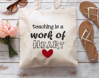 Teacher Tote, Teacher Gift Tote, Back to School, Teacher Appreciation Gift, Teacher Tote Bag, Gift for a Teacher