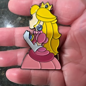 Peach Enamel Pin
