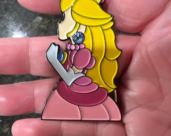 Peach Enamel Pin