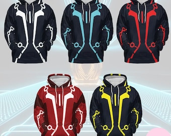 All Colors Disney Tron Lightcycle Run All-over Print Shirt, Tron Lightcycle Power Run Ride Roller Coaster Family Kid Adult Sweatshirt Hoodie