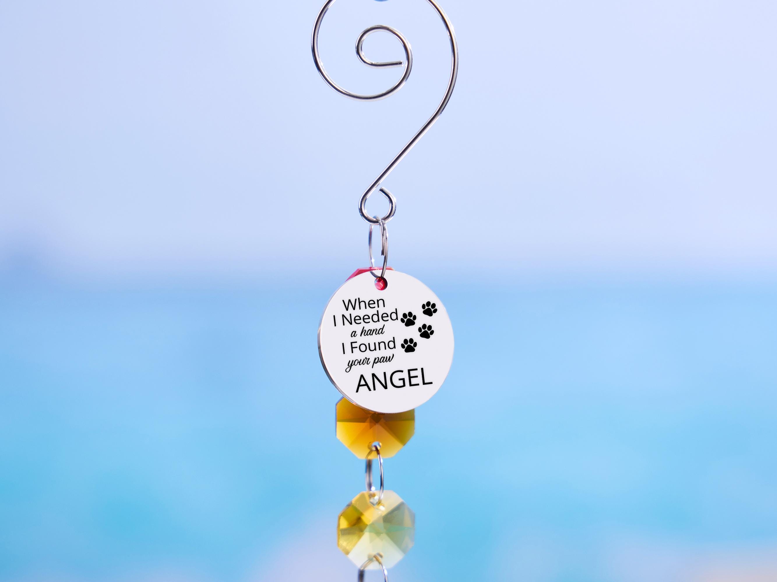 Rainbow Bridge Pet, Sun Catcher, Pet Memorial Gifts, Personalized Name ...