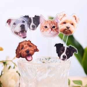 Hochzeitsrührstab, Hundegetränke-Rührer, Cocktailrührer für Hunde, Haustier-Getränkerührer, Cocktailrührer nach Maß