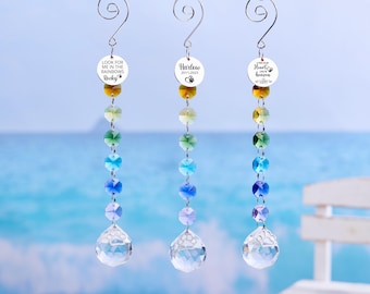 Rainbow Bridge Pet Personalized, Sun Catcher, Pet Memorial Gift, Personalized Dog Memorial Gift, Dog/Cat/Pet Remembrance, Pet Grave Markers