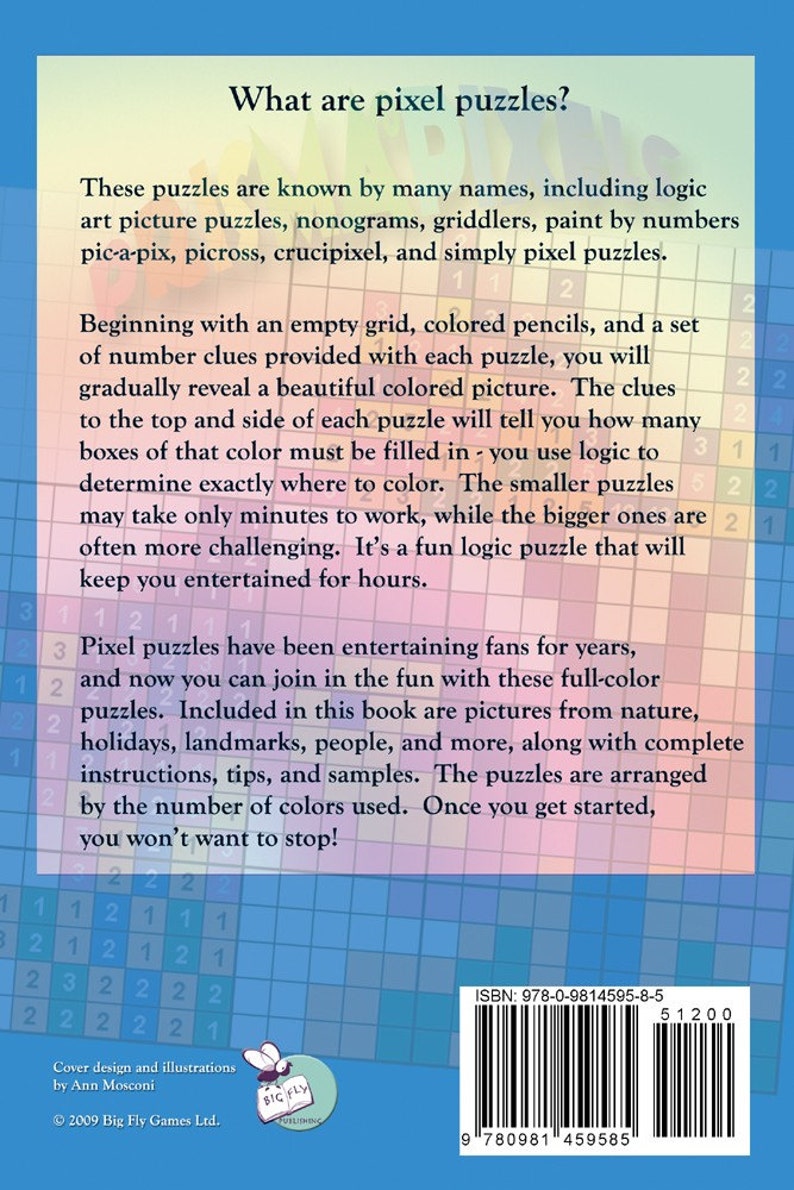 pixel puzzle book 123