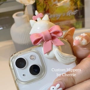 Ton Telefon Hippers handgefertigt | Telefon Zubehör | Ton Hipper süßer Anhänger | Katze Miffy Kpop Capybara Entchen