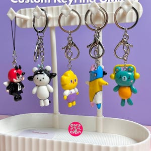 Custom GMMTV Clay Keyring Handmade | Clay Keychain Gmm Non