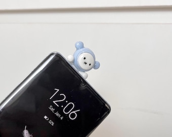 Handgemachte Handy Anhänger aus Ton | Süßer Kawaii Hipper