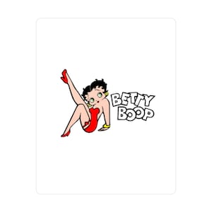 Betty Boop Kiss-Cut Aufkleber: Retro-Vinyl-Aufkleber