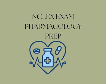 Hyperlinked Nursing Pharmacology Study Guide | NCLEX Planner | Clickable Digital PDF | Nursing Student Printable