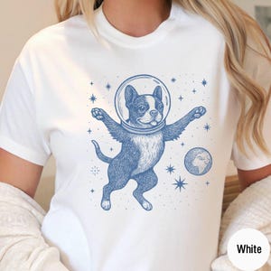 Comfort Colors Boston Terrier Shirt, Boston Terrier Retro Space Western Shirt, Vintage Dog T-Shirt, Cowboy TShirt, Dog Mom, Dog Dad