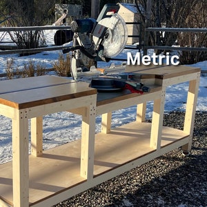 The Perfect Miter Station Build Plans In Metric (Centimeters)