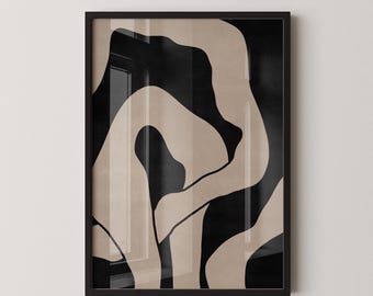 Minimalist Abstract Lines Digital Art - Modern Wall Decor - Instant Download