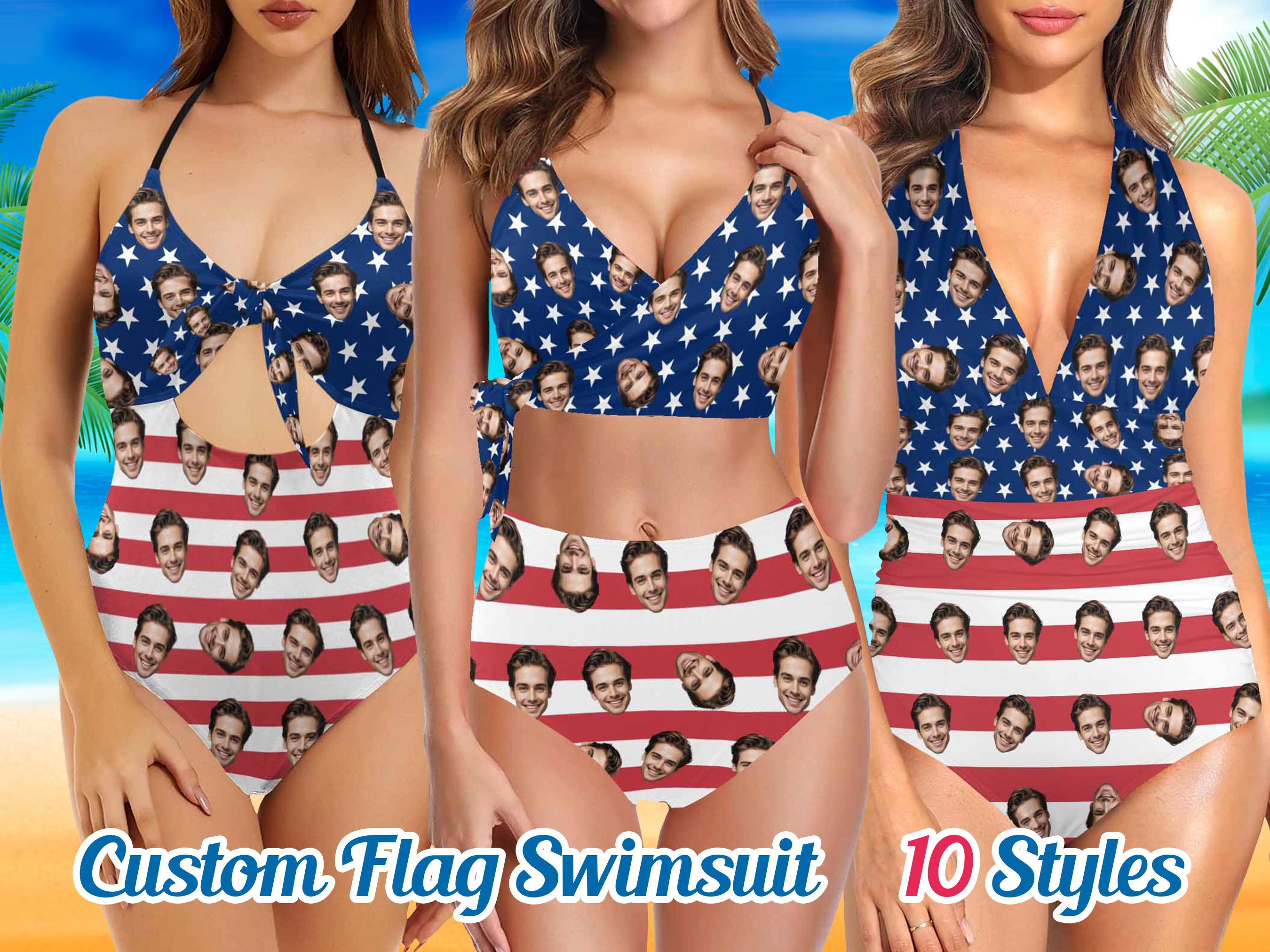 American Flag Swimwear