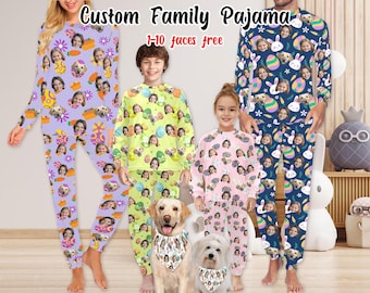 Custom Easter Family Pajama Set: Personalized Bunny PJs