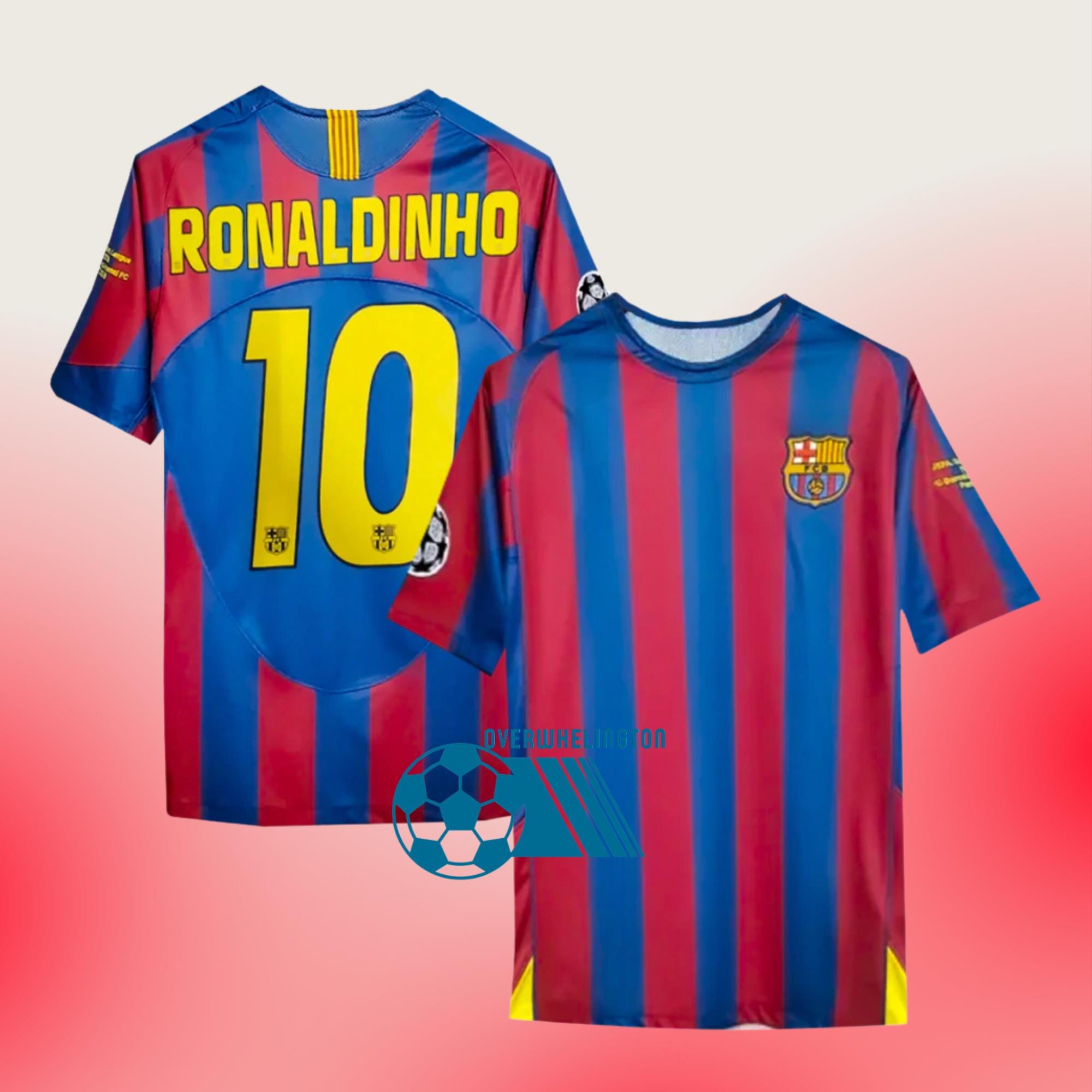 Ronaldinho Autographed Barcelona Nike Soccer Jersey - BAS | Steel City Collectibles