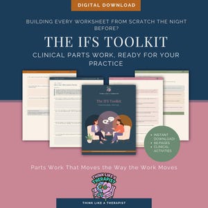 Kit di strumenti terapeutici IFS / Fogli di lavoro clinici sulle parti del corpo (download immediato in PDF)